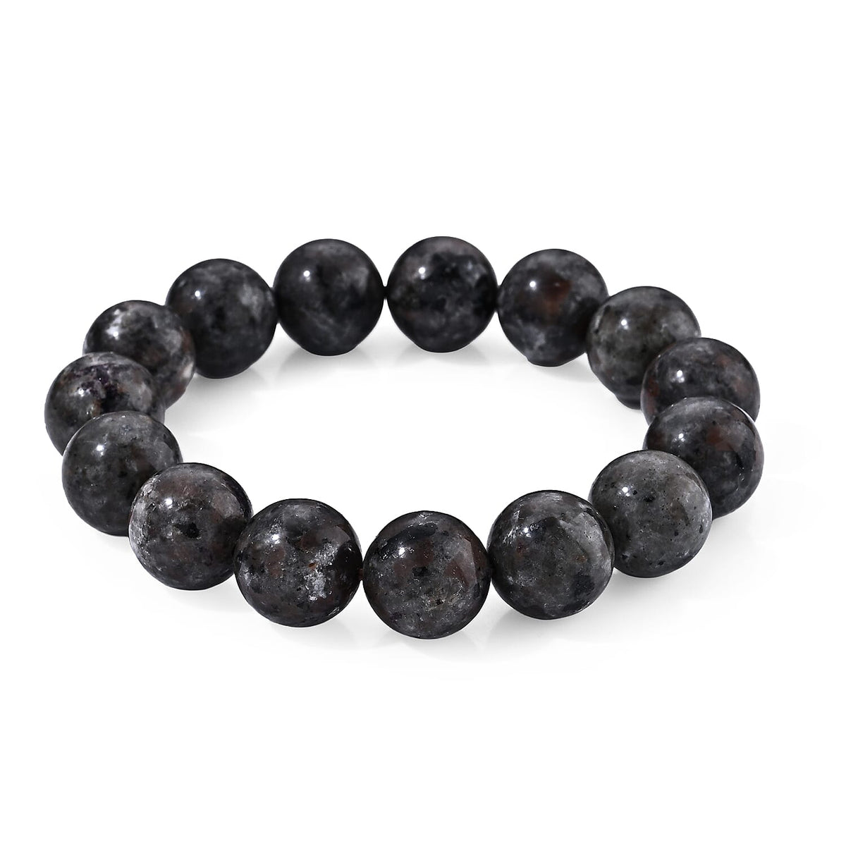 Yooperlite 75.00 tcw Beaded Stretch Bracelet