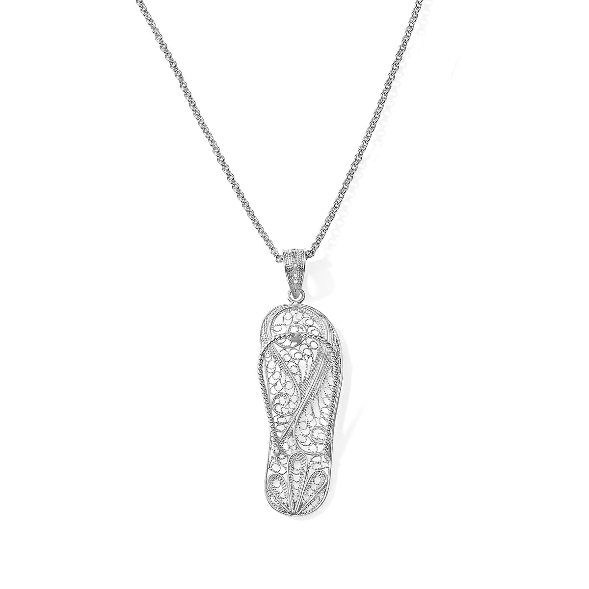 Filigree Turtle Pendant Without Chain in Sterling Silver 3.15 Grams