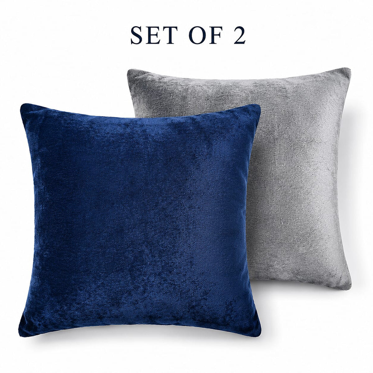 Set of 2 Maroon and Golden Flannel Pillow