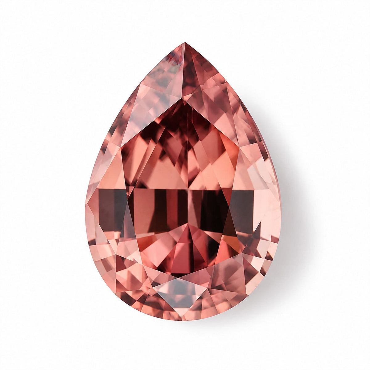 AAAA Raspberry Zircon (Pear 10x7mm) 2.50 ctw