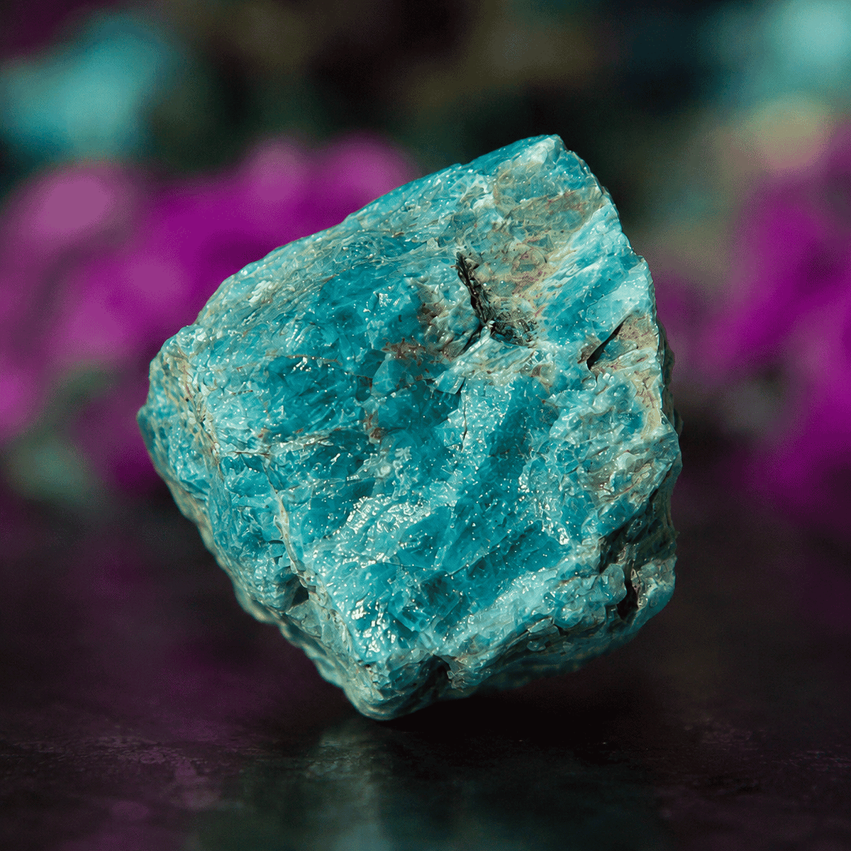 Natural Teal Blue Apatite 1-2" Approx 265Ctw