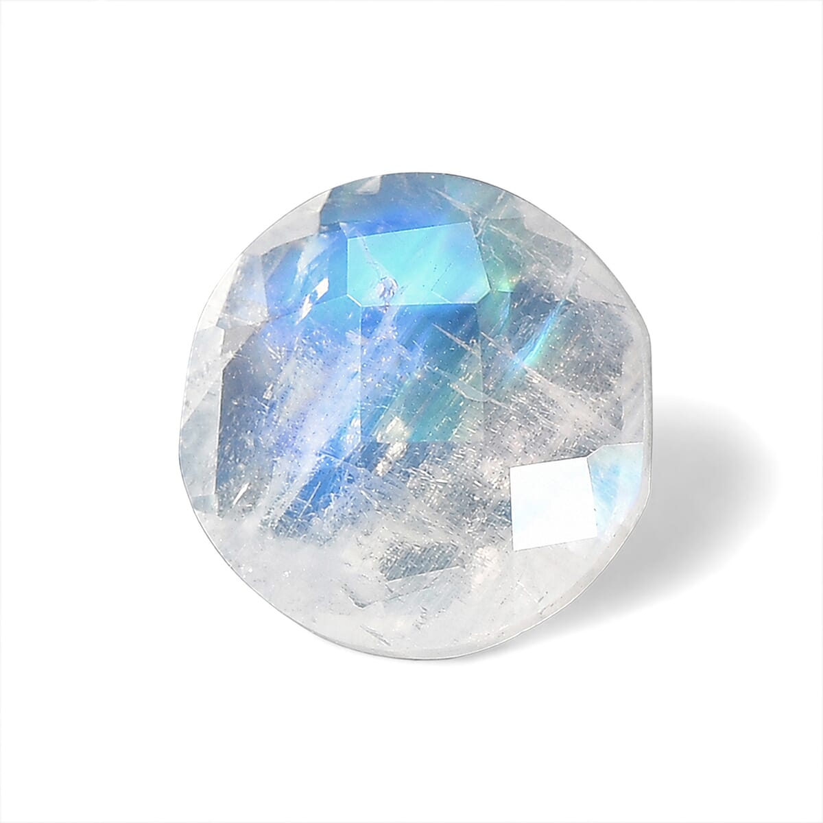 AA Rainbow Moonstone (Rnd 6 mm) 0.59 ctw