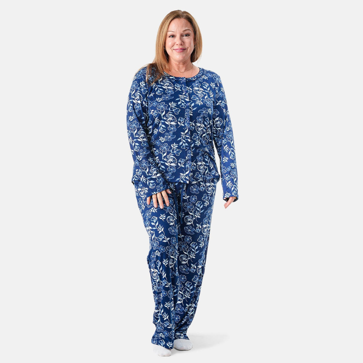 Amanda Paige Berry Print Pajama Set - M