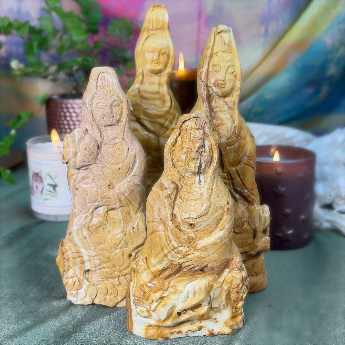 Picture Jasper Quan Yin 6-7" 2505 ctw