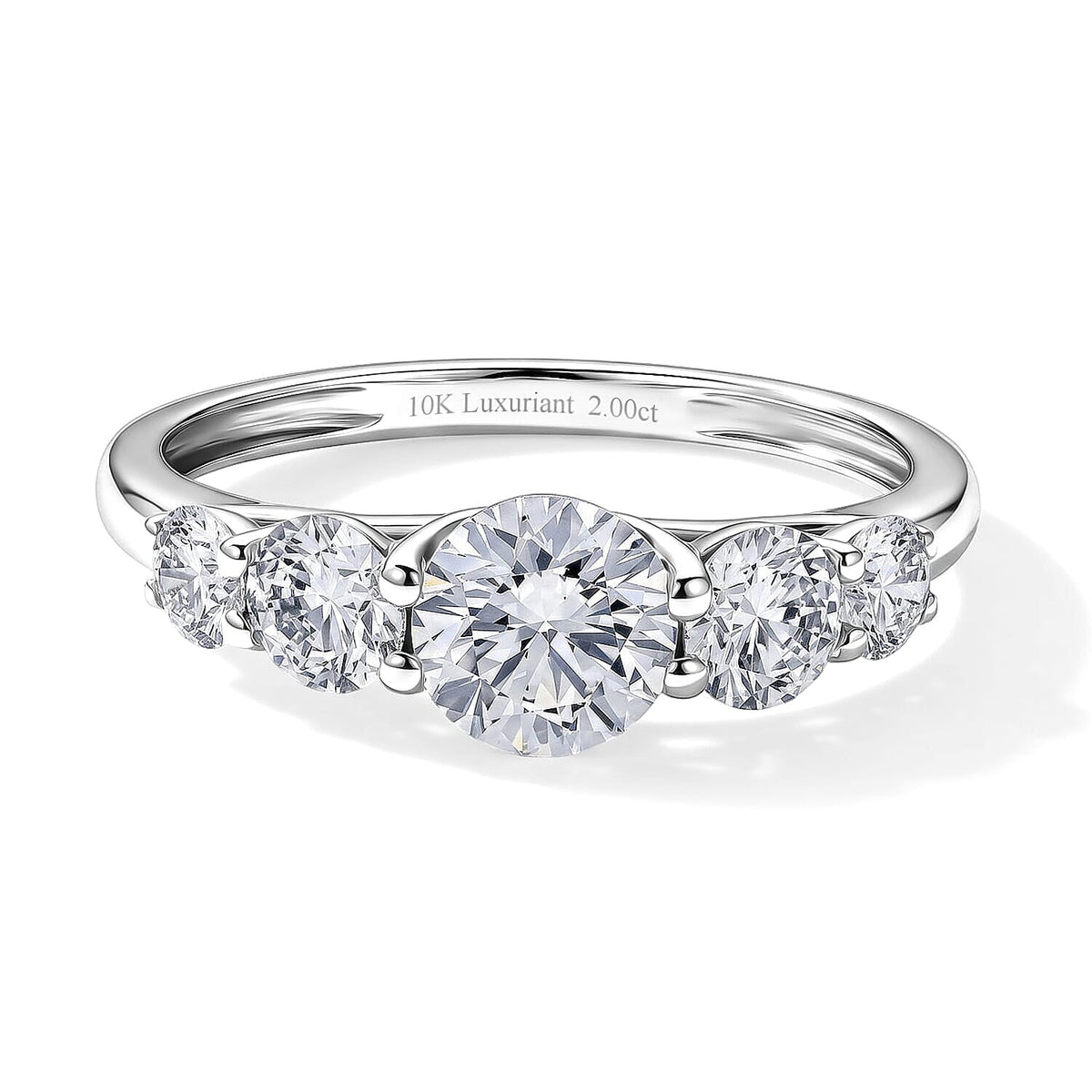 Luxuriant Lab Grown Diamond E-F VS 2.00 ctw Ring in 10K White Gold (Size 8.0)