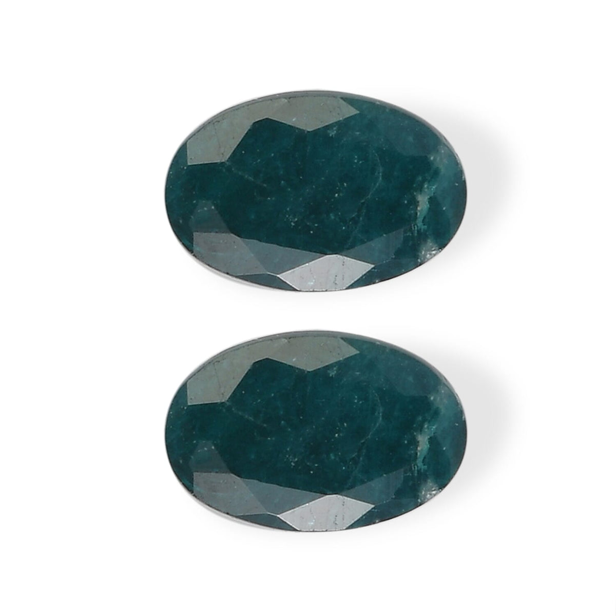 AA Teal Grandidierite Set of 2 (Ovl 6X4 mm) 0.69 ctw