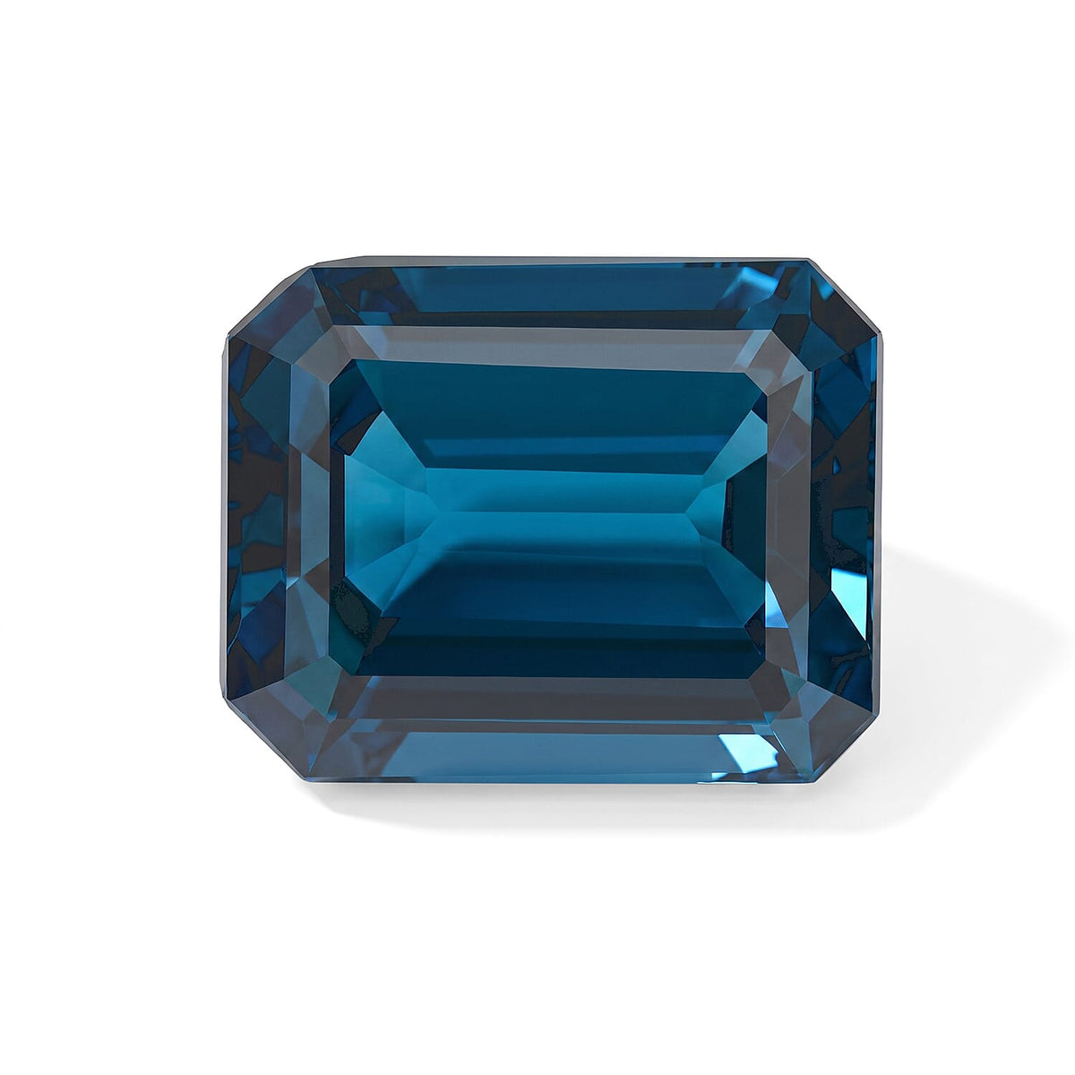 AAAA London Blue Topaz (Octagon Free Size) 45.00 ctw