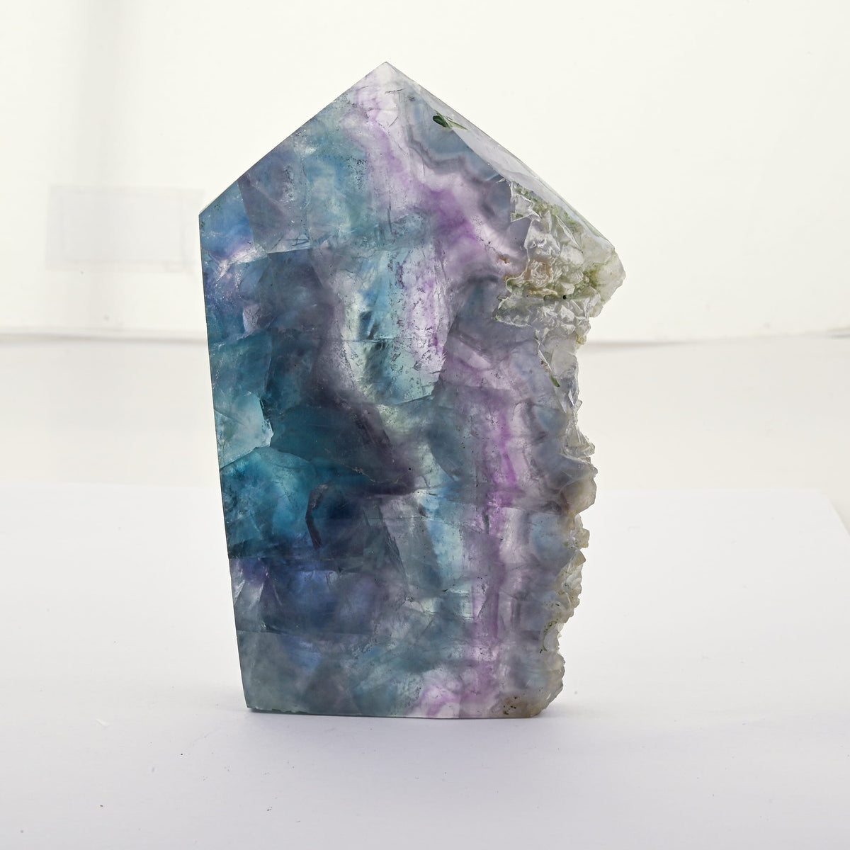 Natural-Sided Fluorite Generator 4-5" Approx 1950Ctw