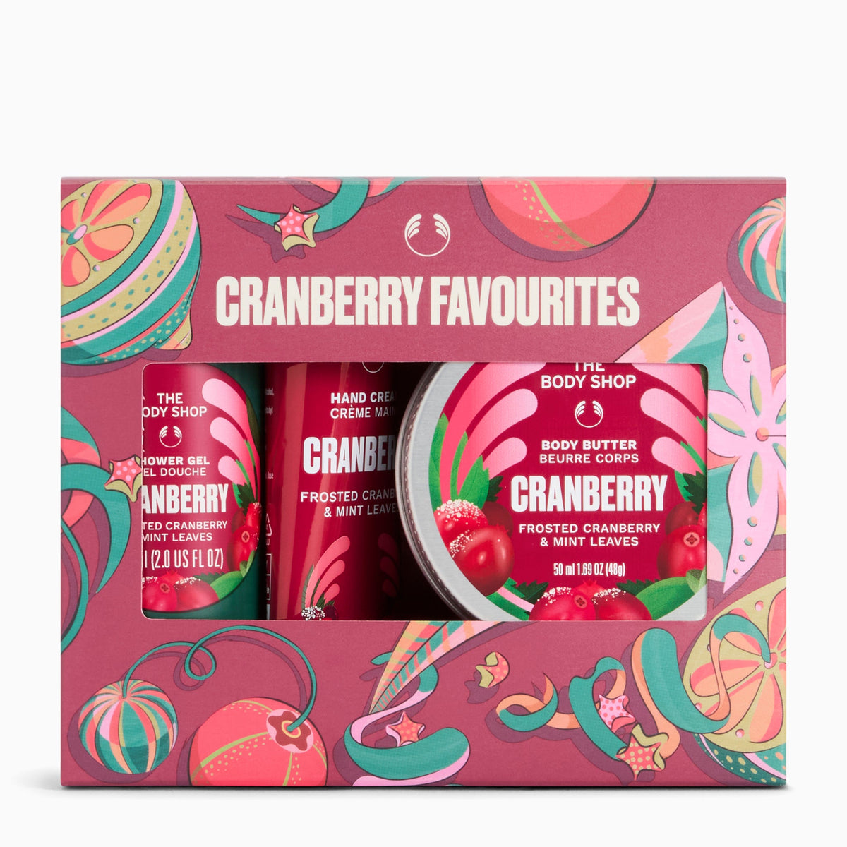 Frosted Cranberry & Mint Leaves Favourites