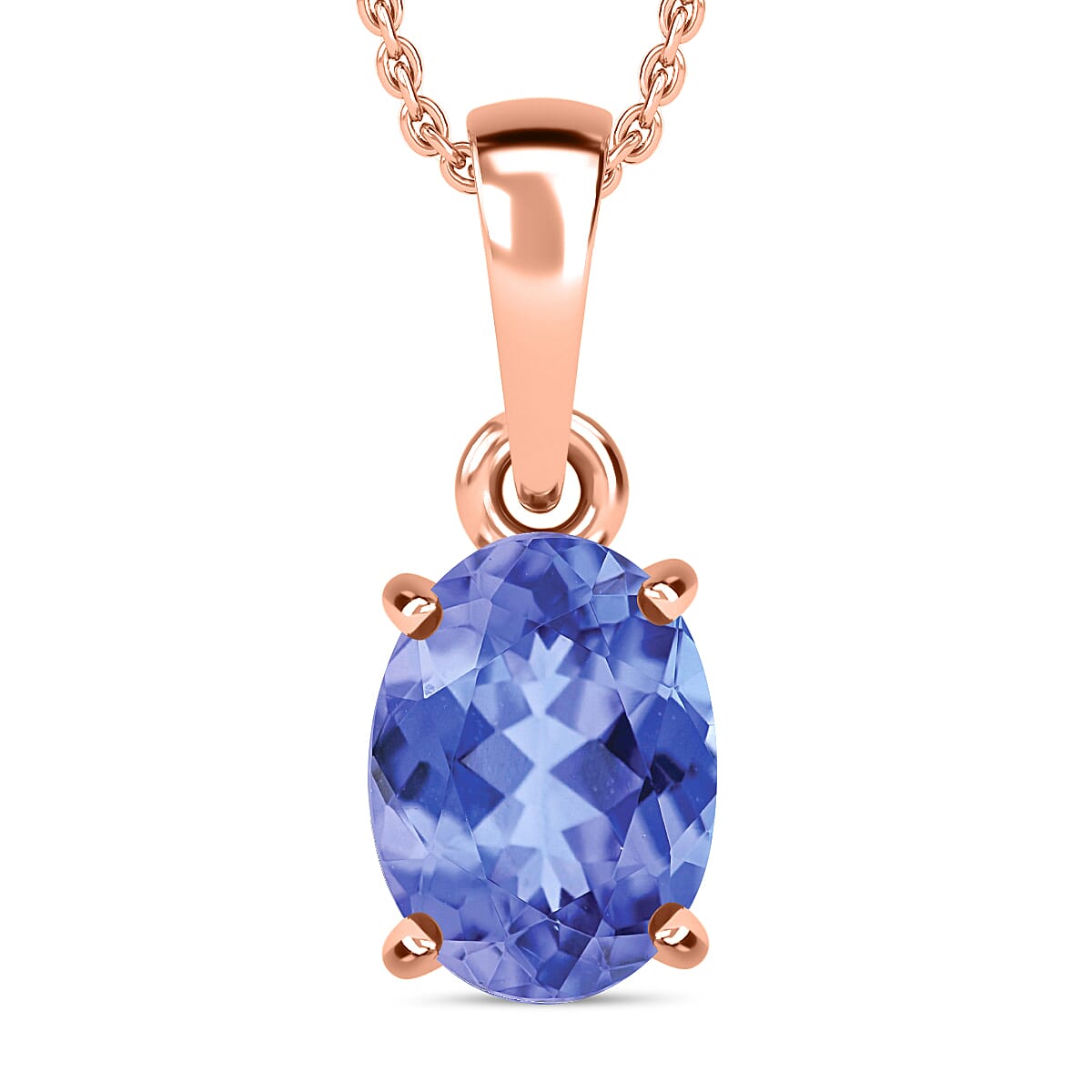 Timeless Solitaire Pendant Necklace 20 Inches