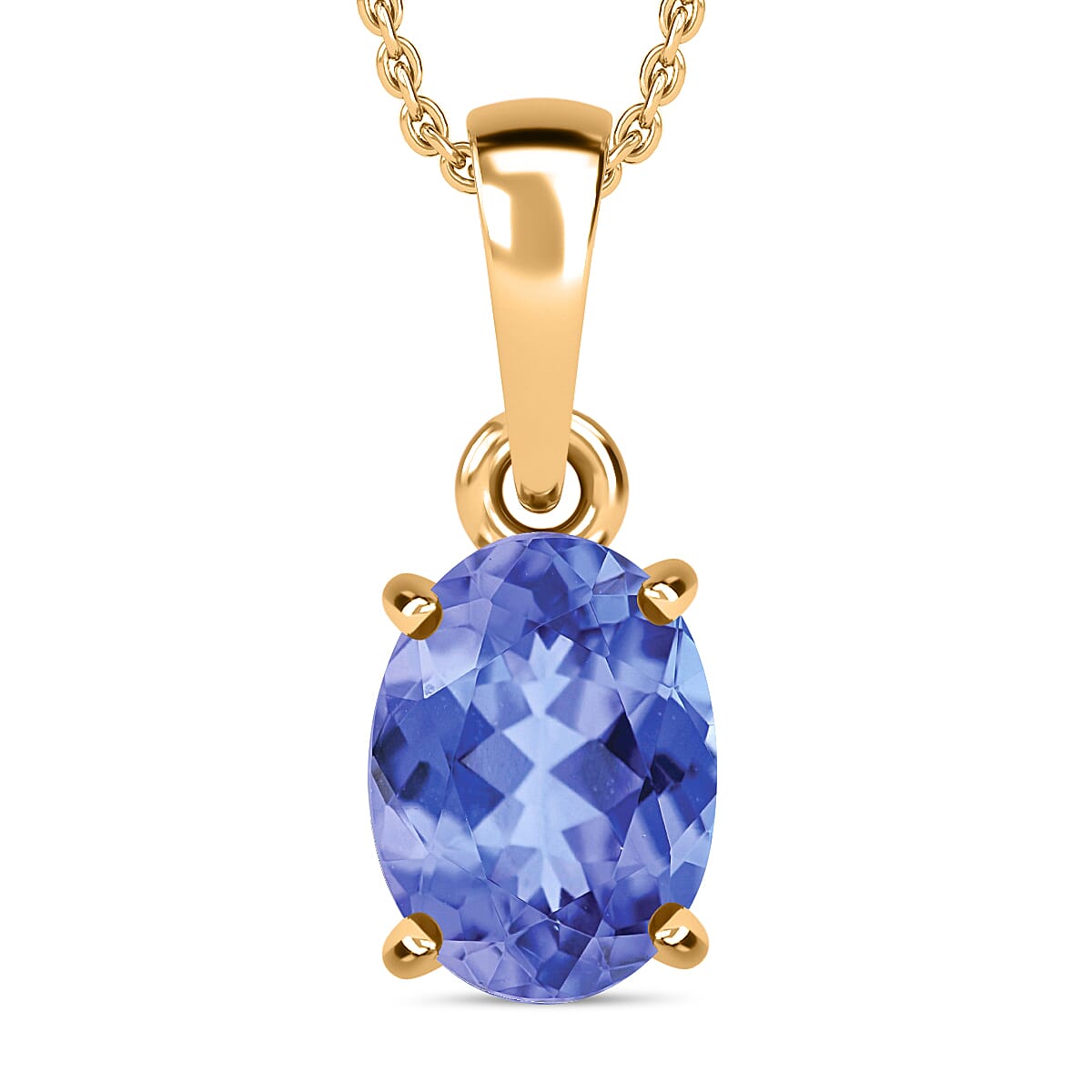 Timeless Solitaire Pendant Necklace 20 Inches