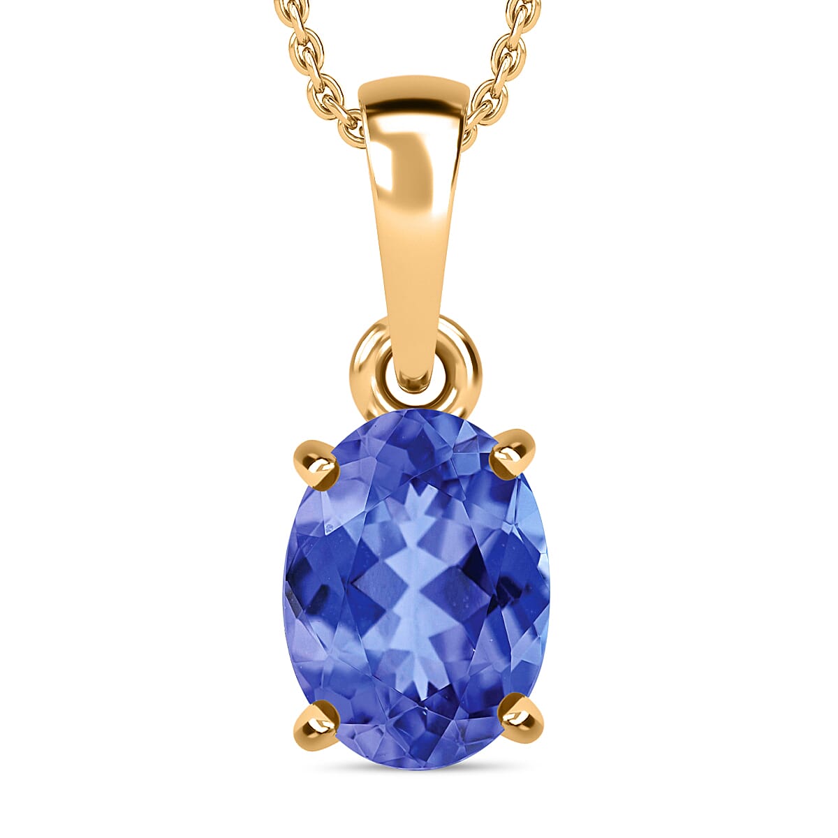 Timeless Solitaire Pendant Necklace 20 Inches