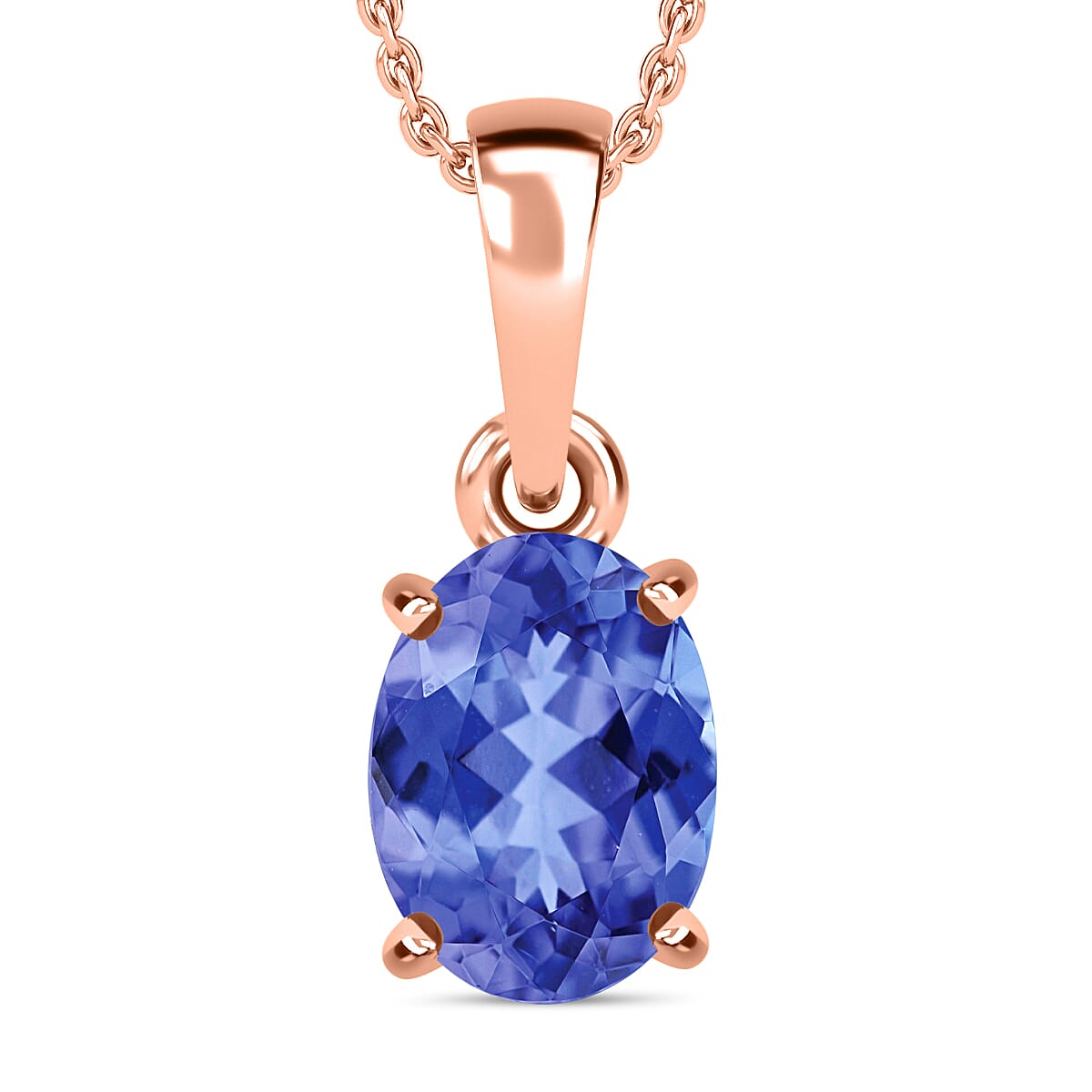 Timeless Solitaire Pendant Necklace 20 Inches
