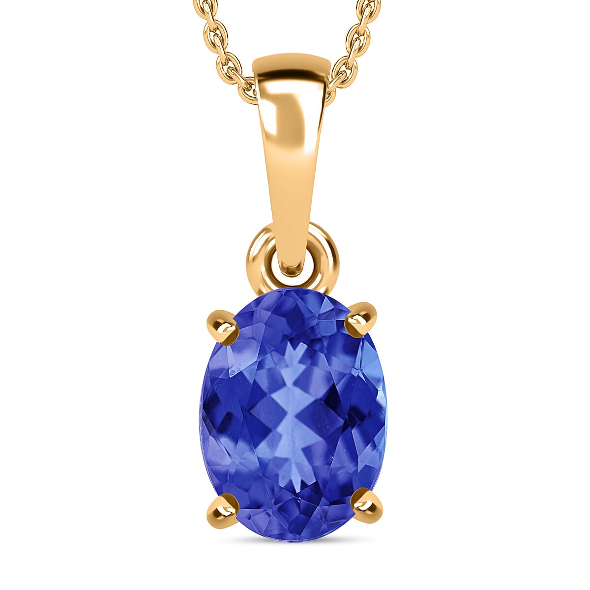 Timeless Solitaire Pendant Necklace 20 Inches