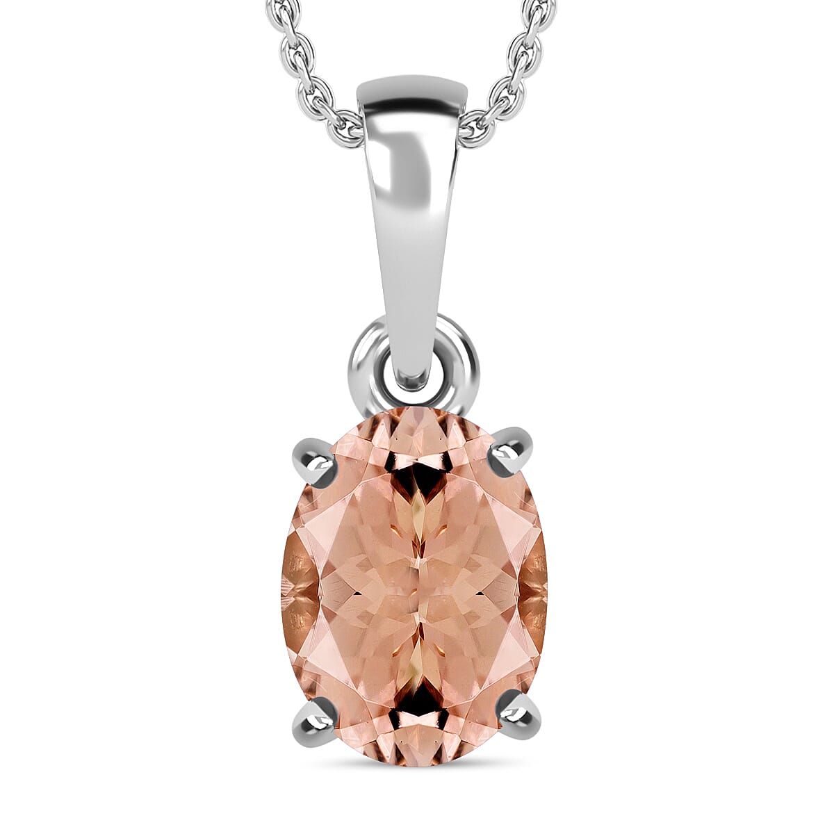 Timeless Solitaire Pendant Necklace 20 Inches
