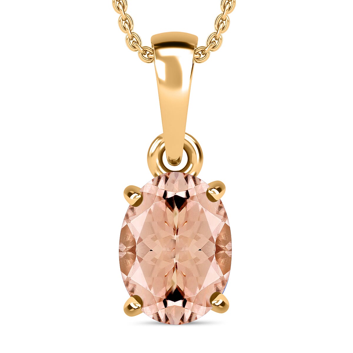 Timeless Solitaire Pendant Necklace 20 Inches