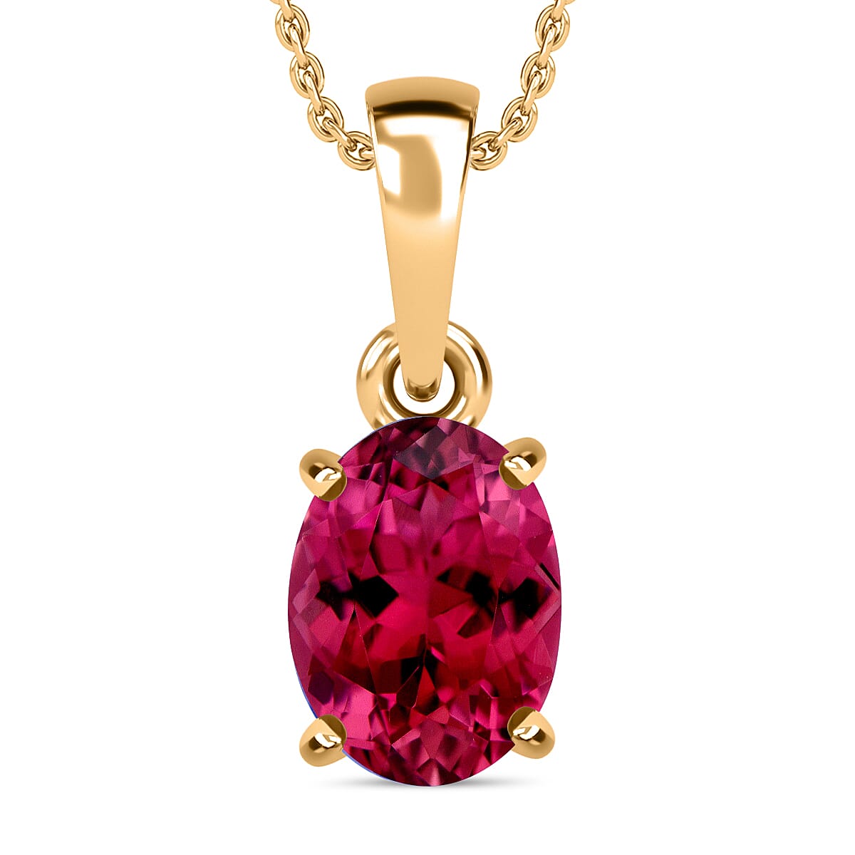 Timeless Solitaire Pendant Necklace 20 Inches