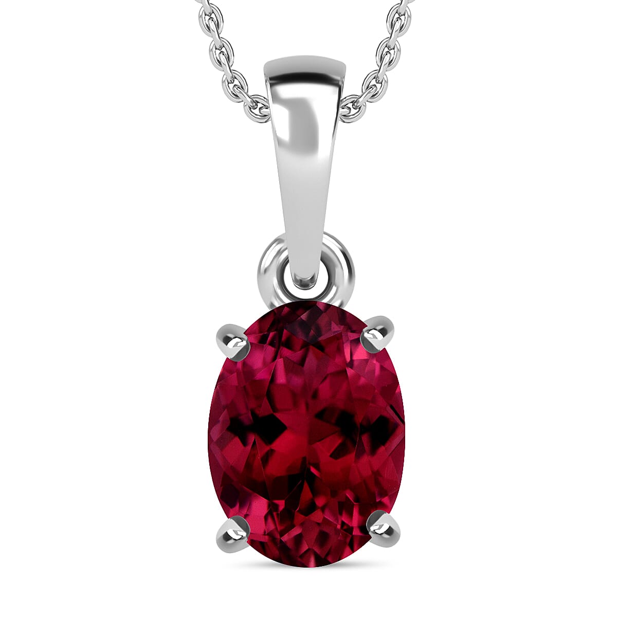 Timeless Solitaire Pendant Necklace 20 Inches