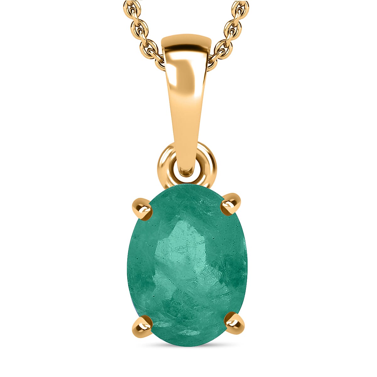 Timeless Solitaire Pendant Necklace 20 Inches
