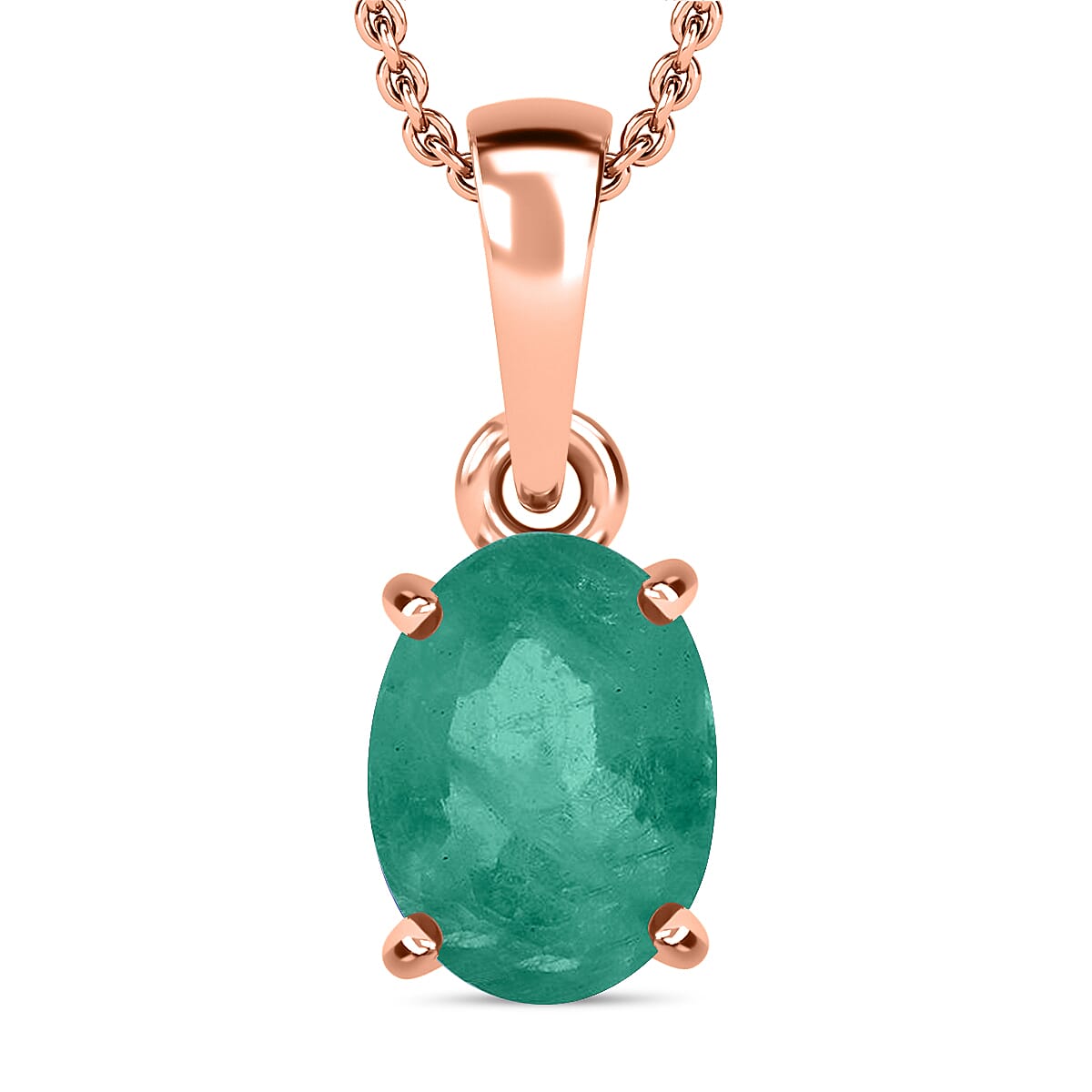 Timeless Solitaire Pendant Necklace 20 Inches