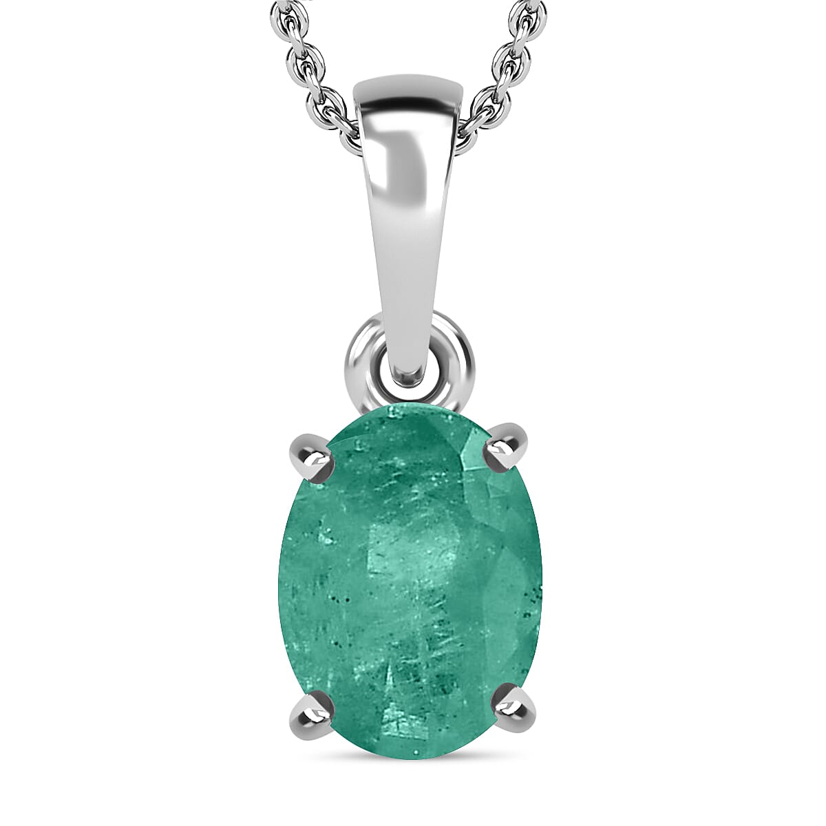 Timeless Solitaire Pendant Necklace 20 Inches