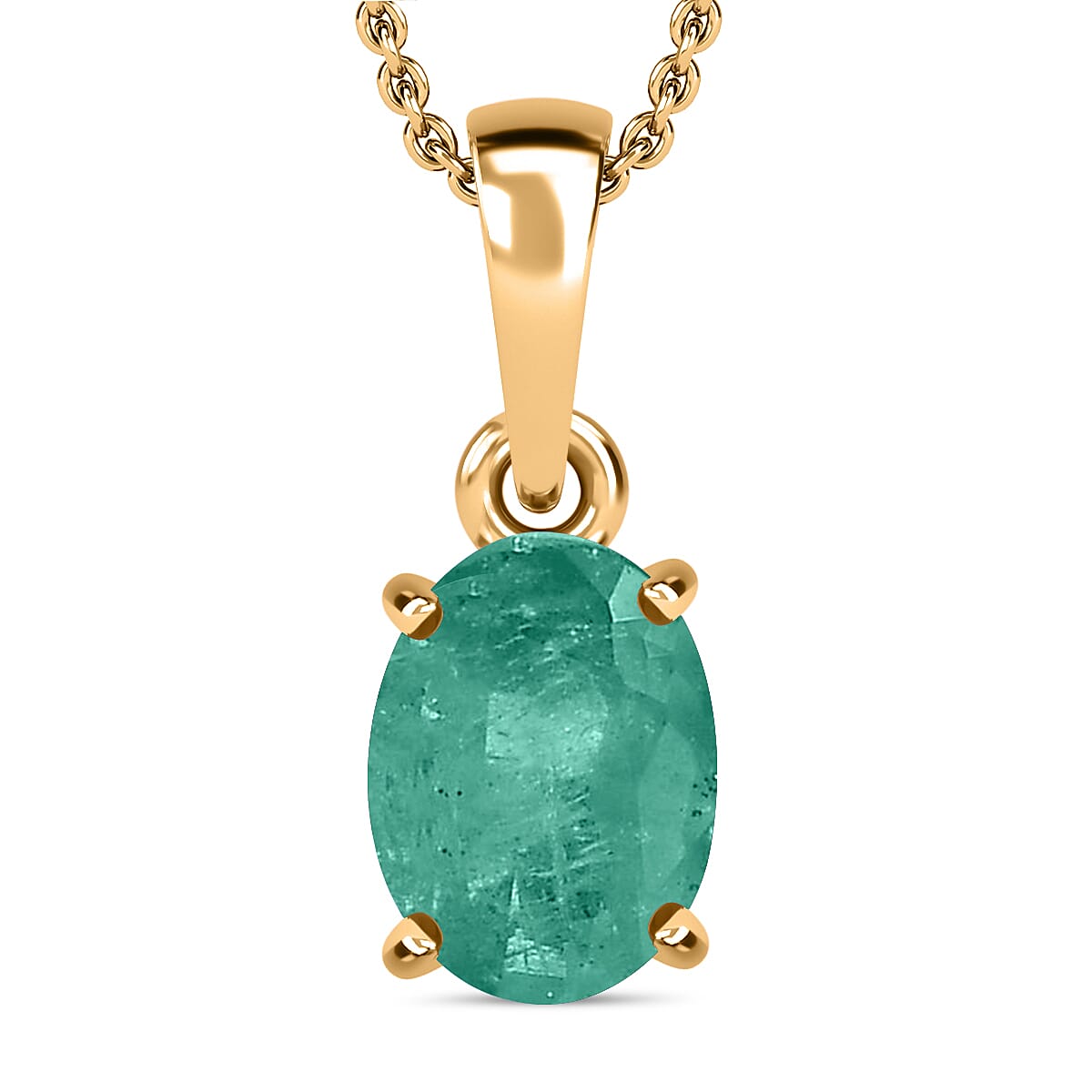 Timeless Solitaire Pendant Necklace 20 Inches