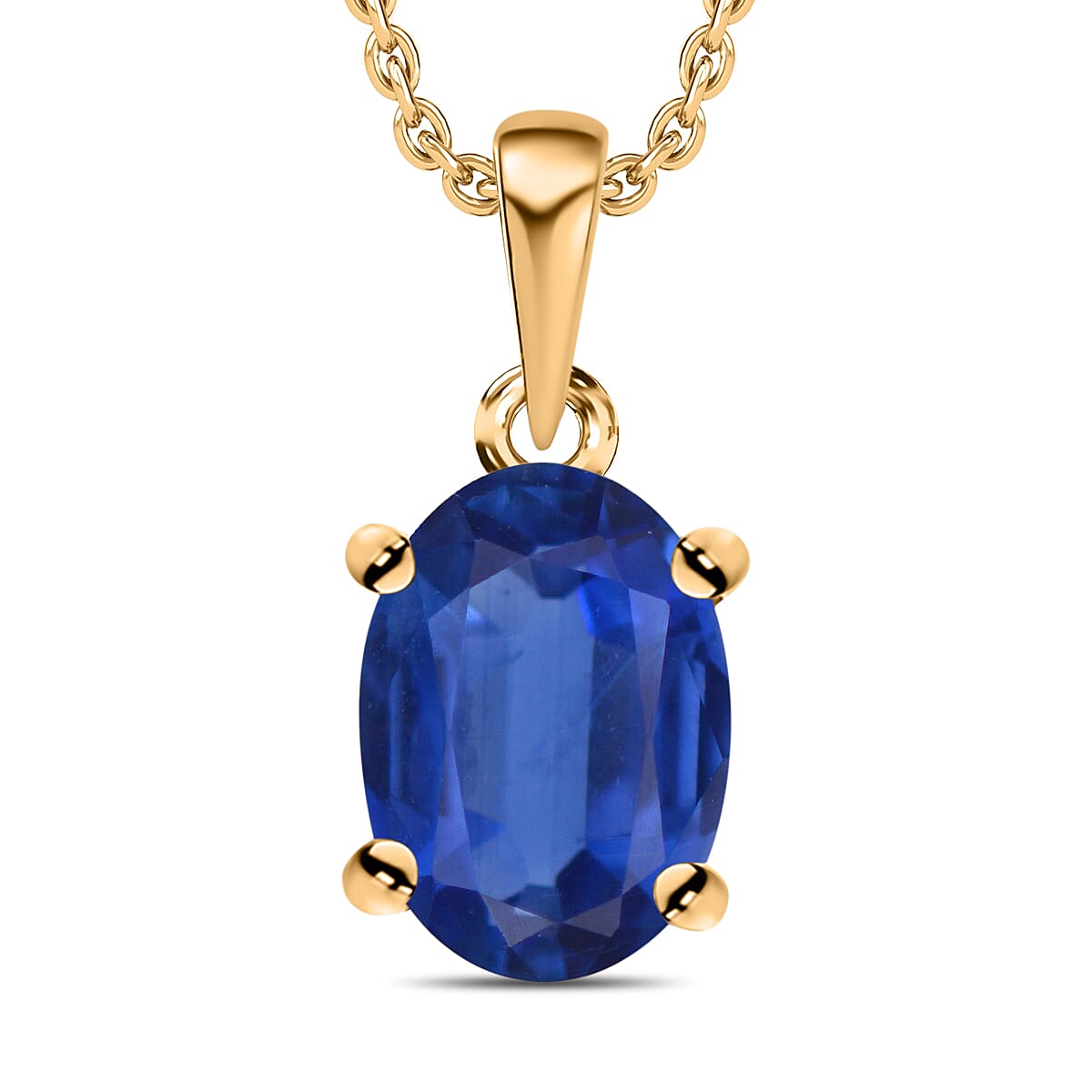 Kagem Zambian Emerald Solitaire Pendant Necklace 20 Inches in Platinum Over Sterling Silver 0.80 ctw