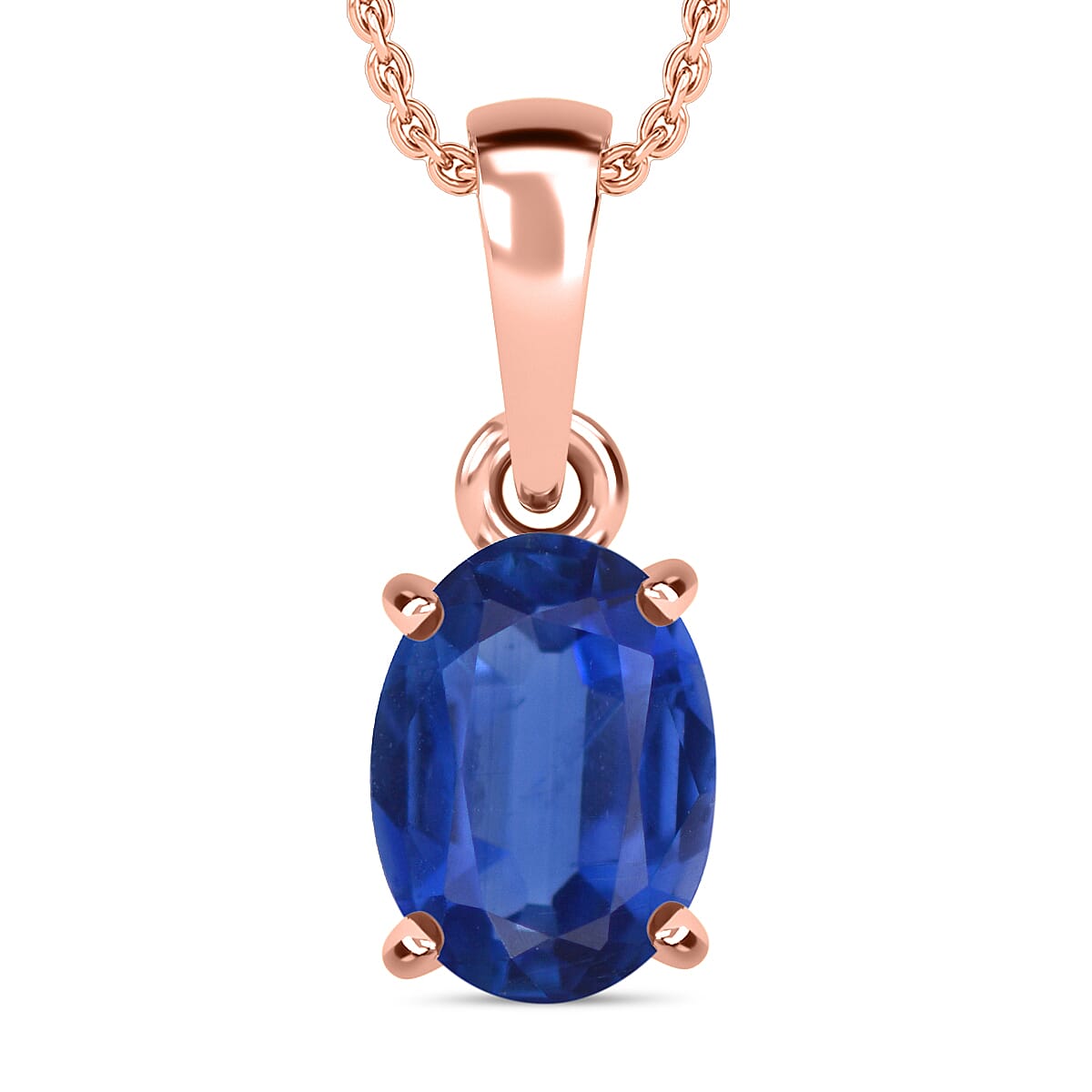 Timeless Solitaire Pendant Necklace 20 Inches