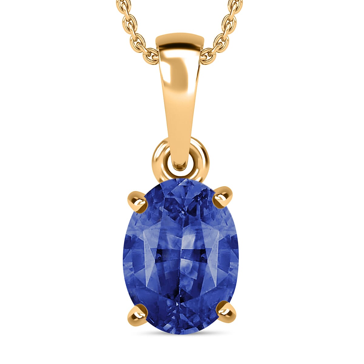 Timeless Solitaire Pendant Necklace 20 Inches