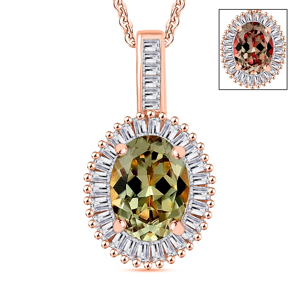 Rhapsody AAAA Turkizite and E-F VS2 Diamond Pendant Necklace 20 Inches in 950 Platinum 1.51 ctw