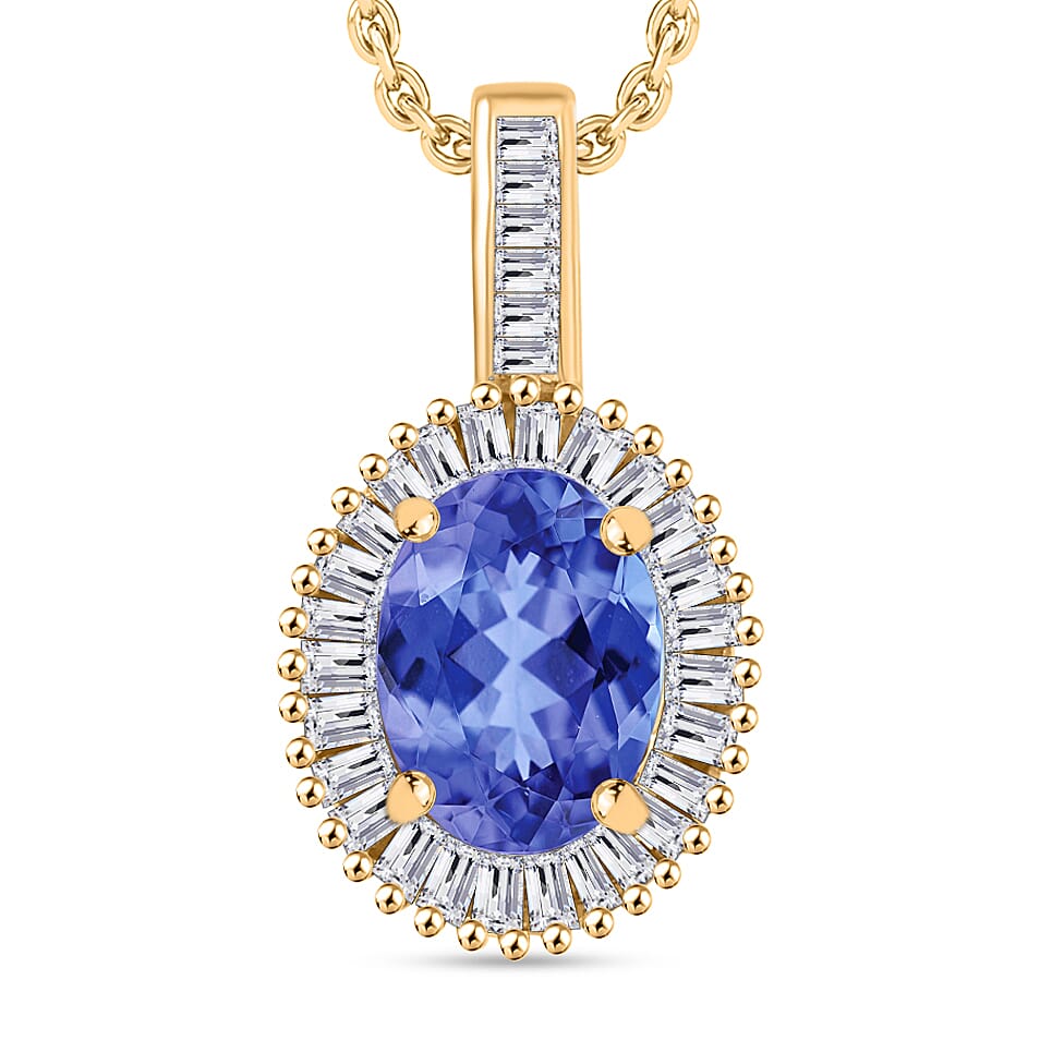 Rhapsody AAAA Turkizite and E-F VS2 Diamond Pendant Necklace 20 Inches in 950 Platinum 1.51 ctw
