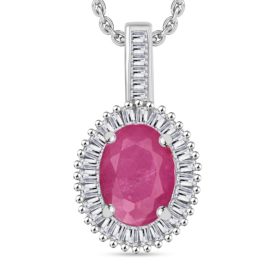 Rhapsody AAAA Turkizite and E-F VS2 Diamond Pendant Necklace 20 Inches in 950 Platinum 1.51 ctw