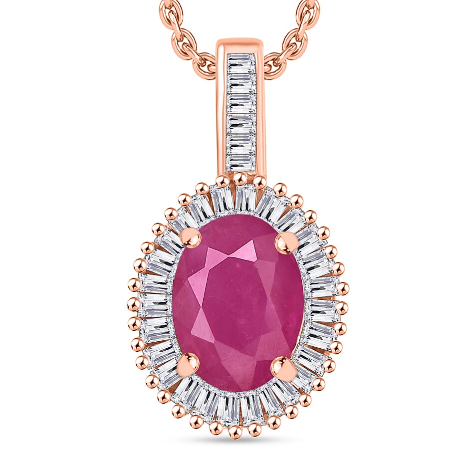 Rhapsody AAAA Turkizite and E-F VS2 Diamond Pendant Necklace 20 Inches in 950 Platinum 1.51 ctw