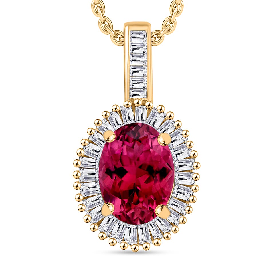 Rhapsody AAAA Turkizite and E-F VS2 Diamond Pendant Necklace 20 Inches in 950 Platinum 1.51 ctw