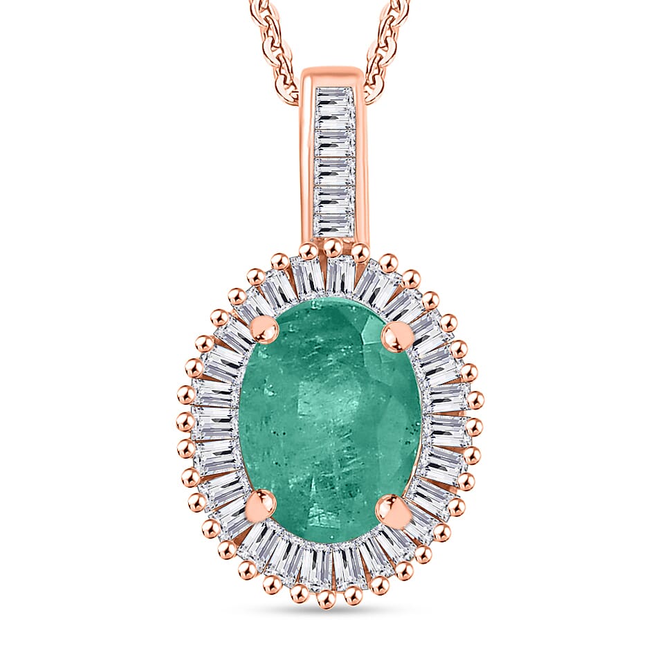 Rhapsody AAAA Turkizite and E-F VS2 Diamond Pendant Necklace 20 Inches in 950 Platinum 1.51 ctw