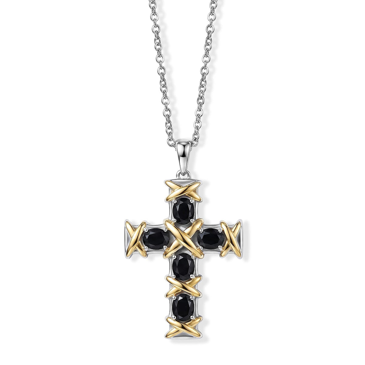EverTrue African Amethyst Pendant in 18K YG Plated and Platinum Bond with Stainless Steel Necklace (20 Inches) 1.80 ctw
