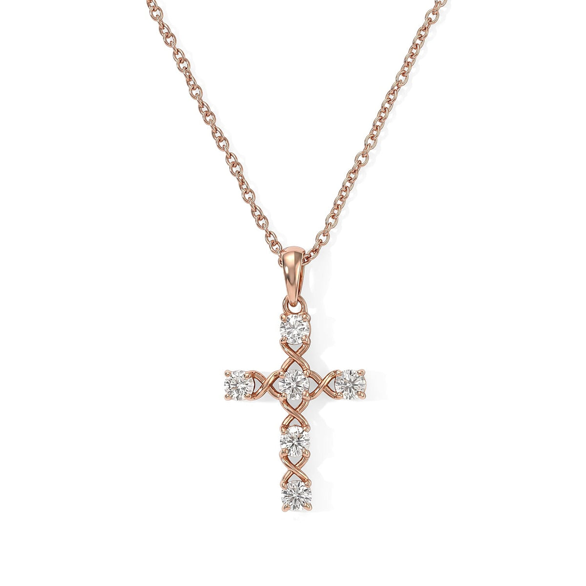 EverTrue Moissanite 1.00 ctw Pendant in Platinum Bond with Stainless Steel Necklace 20 Inches
