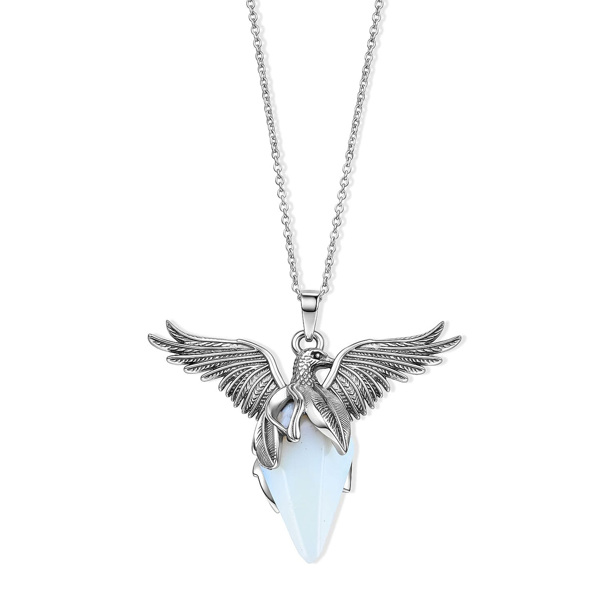 African Amethyst Pendant in Silvertone with Stainless Steel Necklace (20 Inches) 45.00 ctw 4491227