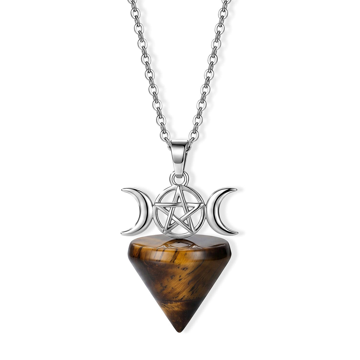 Green Aventurine Pendant in Silvertone with Stainless Steel Necklace (20 Inches) 50.00 ctw
