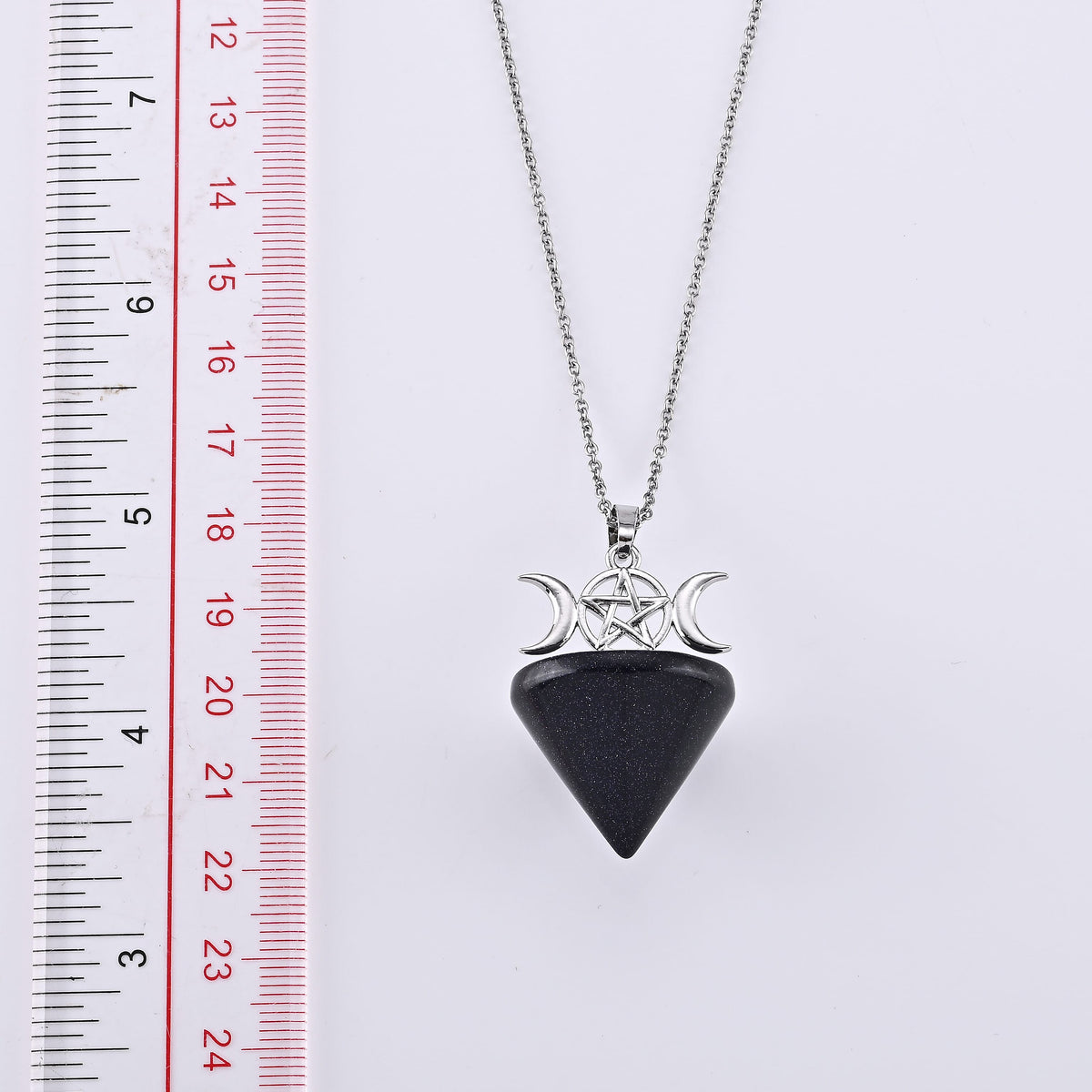 Green Aventurine Pendant in Silvertone with Stainless Steel Necklace (20 Inches) 50.00 ctw
