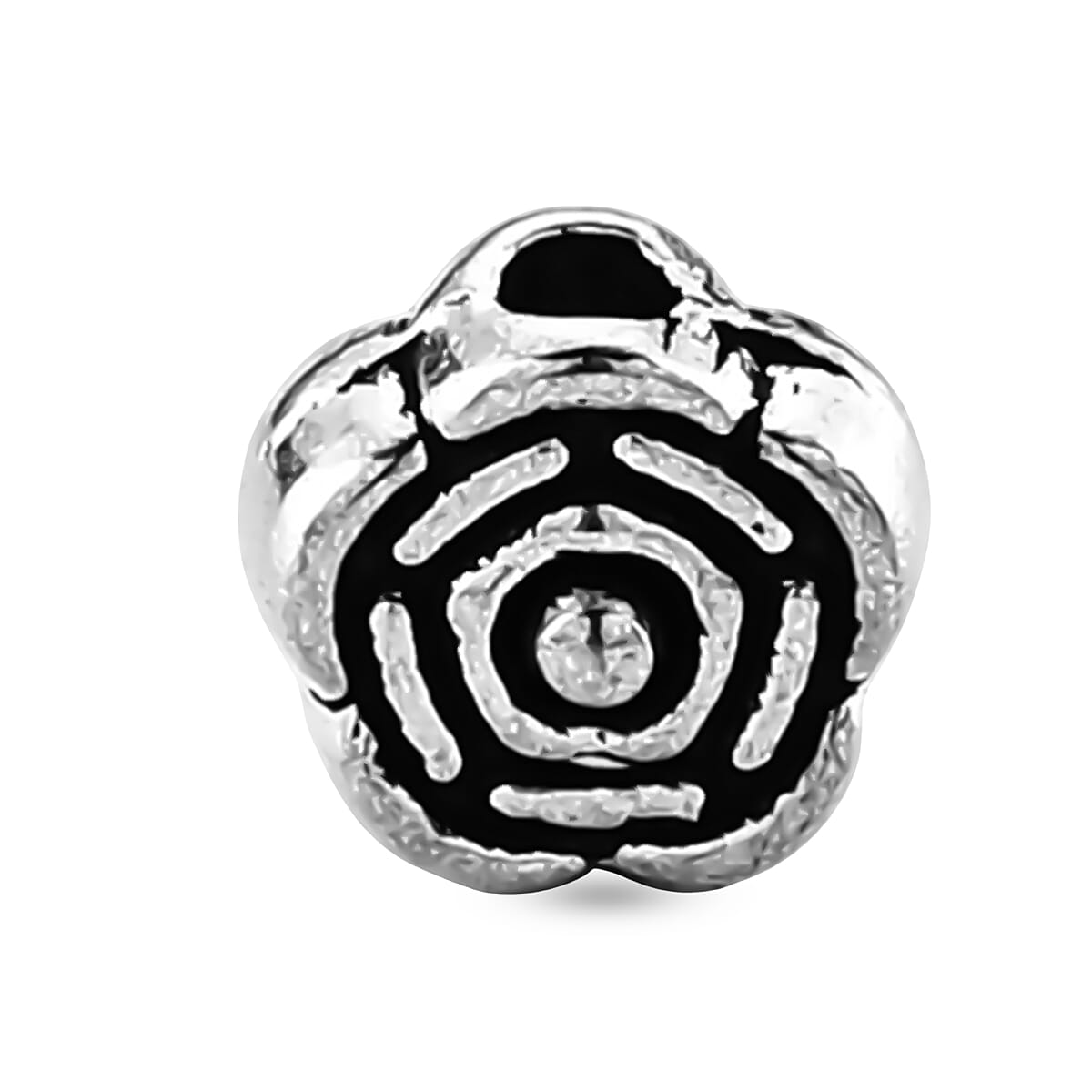 GCS Set of 500pcs Flower Shape Spacer Beads in Silvertone