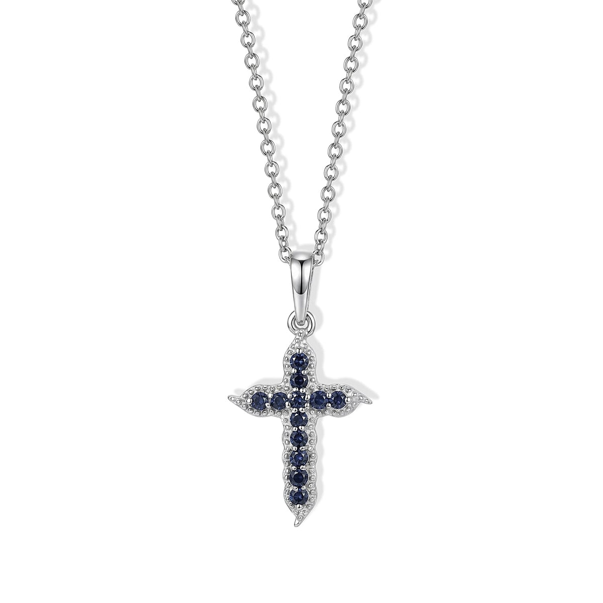 D''Joy Jalisco Fire Opal 0.20 ctw Pendant in Rhodium Over Sterling Silver with Stainless Steel Necklace 20 Inches