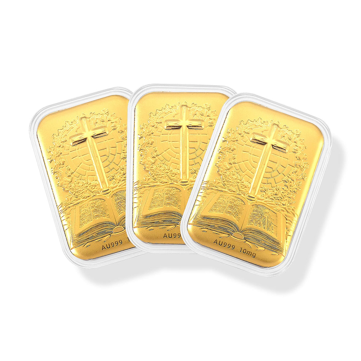 "Set of 3 - Divine Word - The Bible & Cross Scripture and salvation, side by side."