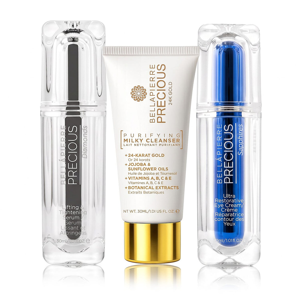 Ultra Restorative Eye Cream, Lifting & Tightening Serum and Full Size Purifying Milky Cleanser (Ships in 5-7 Days)