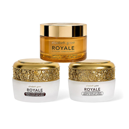 Elizabeth Grant Royale Imperial Honey Set of 3 Eye Cream 15ML, Day Cream 25ML and Night Cream 25ML