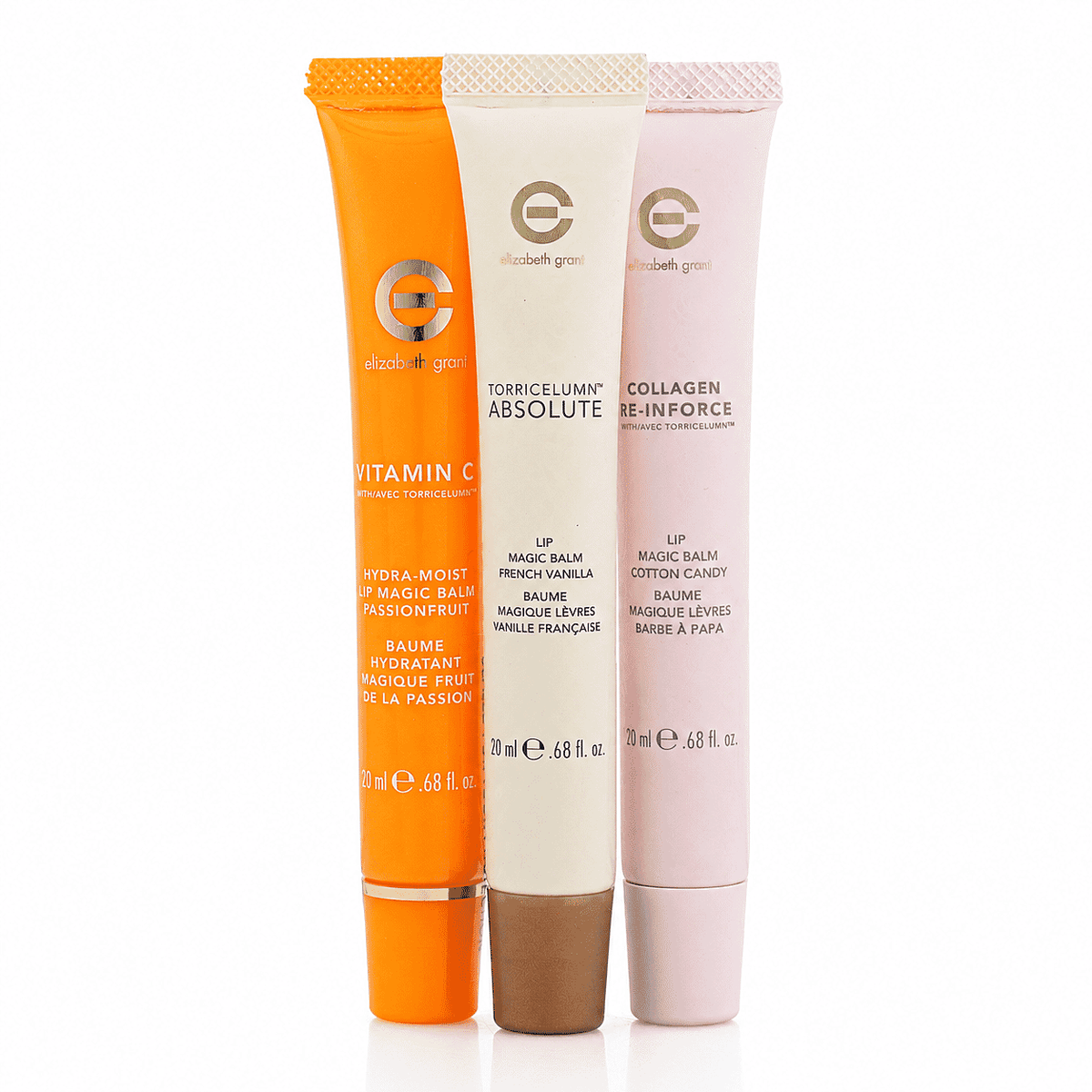 Elizabeth Grant Magic Lip Balm Trio (3x 0.68oz) Vanilla, Passionfruit, & Cotton Candy (Ships in 3-5 Days)