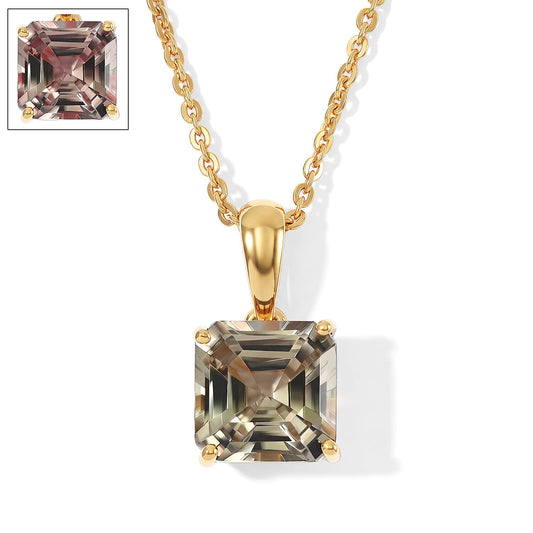 Doorbuster D''Joy AAA Turkizite 2.15 ctw Pendant Necklace in 18K Vermeil Yellow Gold Over Sterling Silver 20 Inches