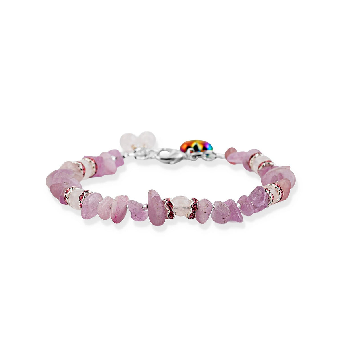 GCS Kunzite and Rose Quartz Bracelet Kit 458.62 ctw