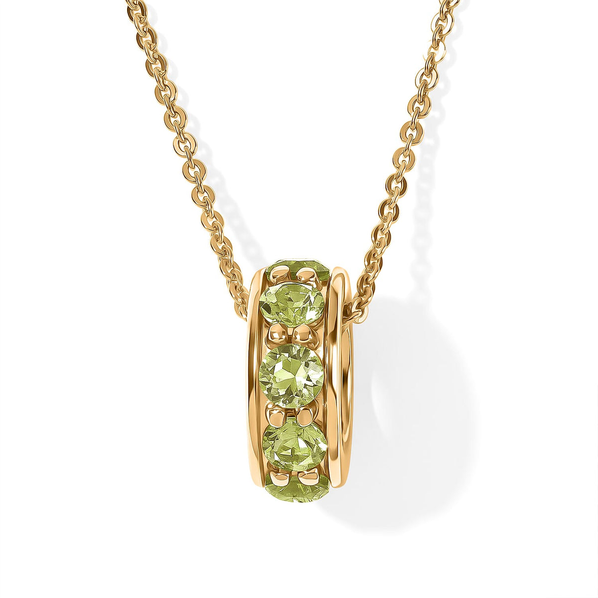 D''Joy Premium Sky Blue Topaz 1.30 ctw Pendant Necklace in 18K Vermeil Yellow Gold Over Sterling Silver 20 Inches
