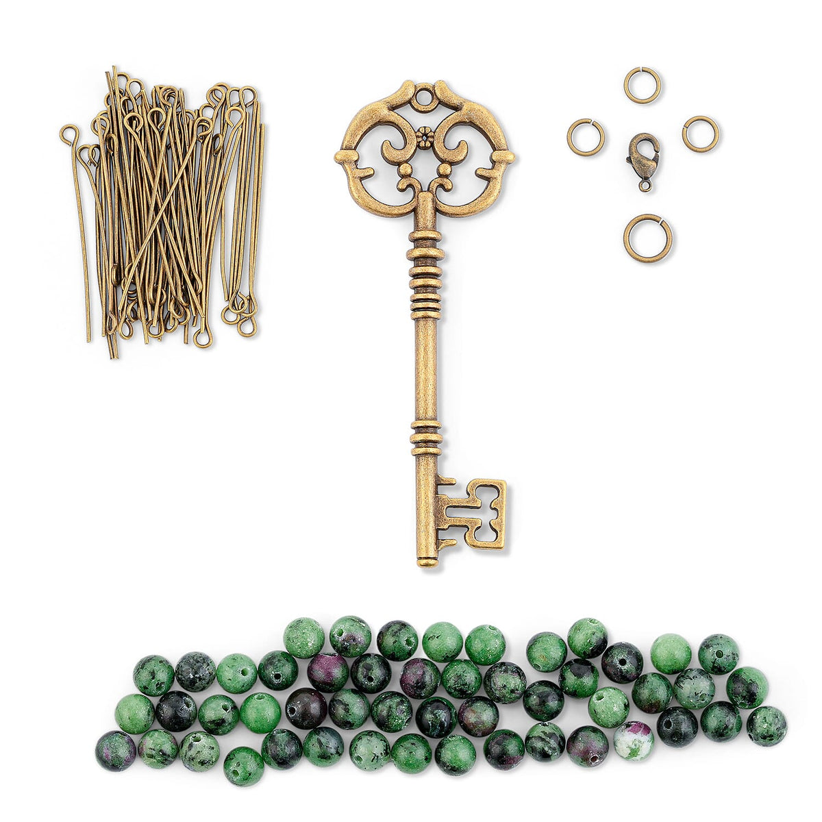 Beads Pure WhiteBrass